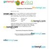 Zimbabwean electronic travel visa PSD example, with fonts
