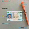 Zambia driving license PSD files, scan look and photographed image, 2 in 1