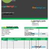 bank account statement sample, Excel and PDF format