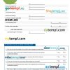 bank statement of account, .doc and .pdf format, fully editable