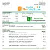 Belizean Belizeanbank bank statement 3 - 6 months easy to fill example in .xls and .pdf file format