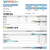 call forwarding company paystub example in Excel and PDF formats