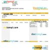 cloud storage paystub example in Word and PDf formats