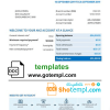 Australian ANZ proof of address bank statement 3 - 6 months example in .doc and .pdf format, fully editable