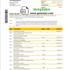 Australian Commonwealth bank statement 3 - 6 months example in Word and PDF format, good for address prove