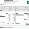 I2 Technologies Indian Private Limited pay stub example in excel and PDF formats