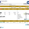 manufacturing company payslip example in Word and PDF formats