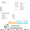 Australian ANZ proof of address bank statement 3 - 6 months example in Word and PDF format
