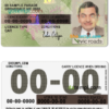 Australian Victoria driver license PSD template