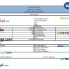 Salary pay stub example in Word and PDF example, version 2