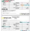 Senior sales executive salary slip Word and PDF example