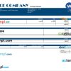 space company editable payslip example in Word and PDF formats
