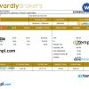 stockbrokers company payslip example in Word and PDF formats