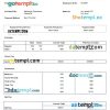windows and door construction company payroll example in Word and PDF formats